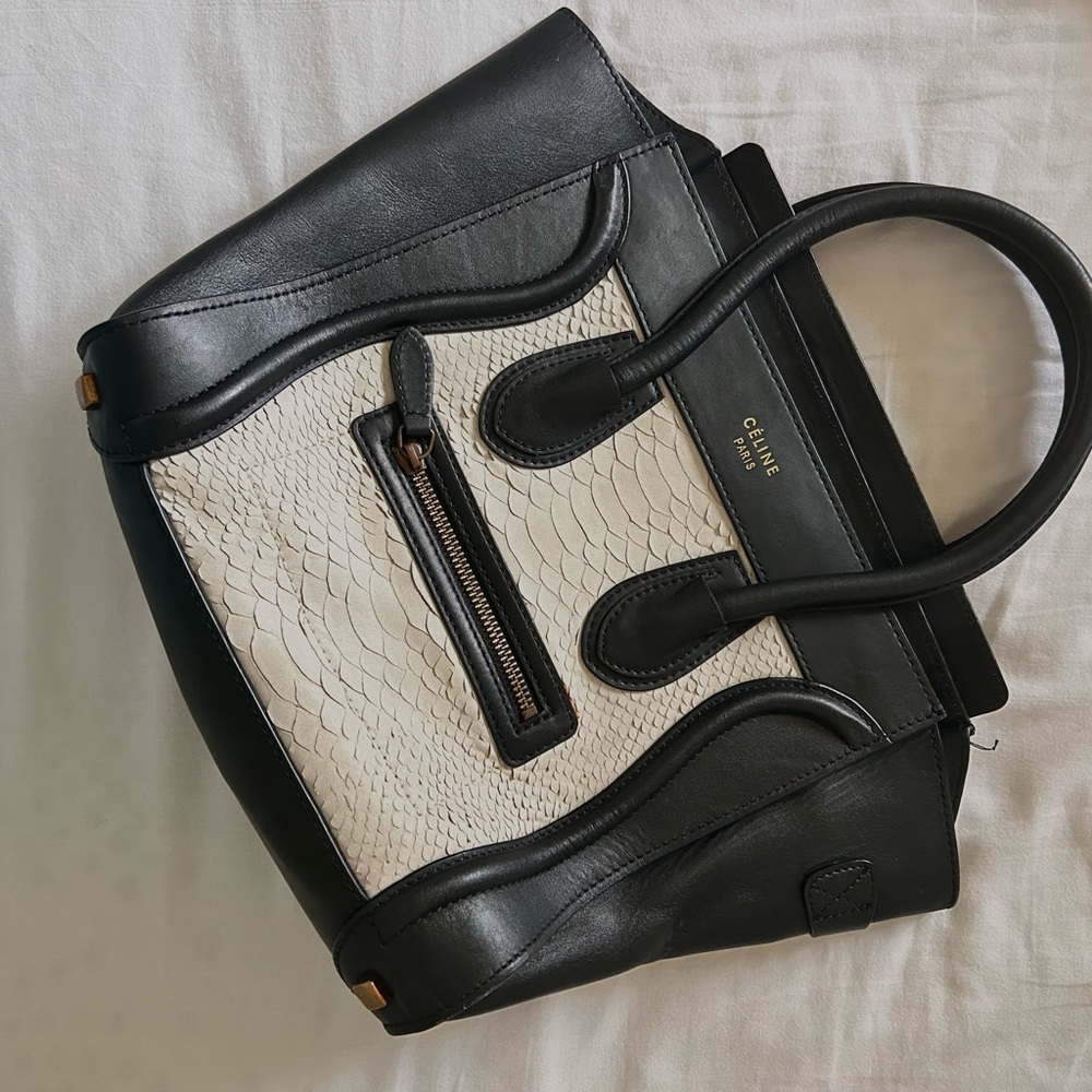 CÉLINE rare calfskin nano luggage bag